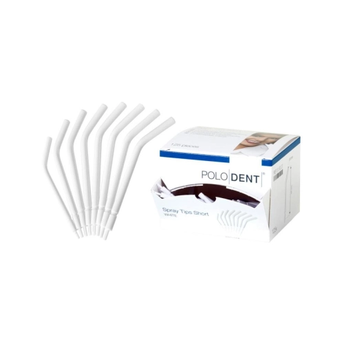 PoloDent embouts jetables small court blanc 125 pcs