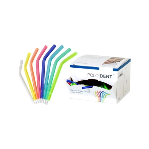 PoloDent Embouts jetables small court assortiment 125 pcs