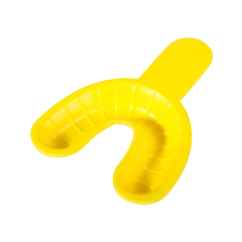 FHS DISPOSABLE FLUORIDE TRAYS SINGLE ARCH MEDIUM GEEL (100st) - 0