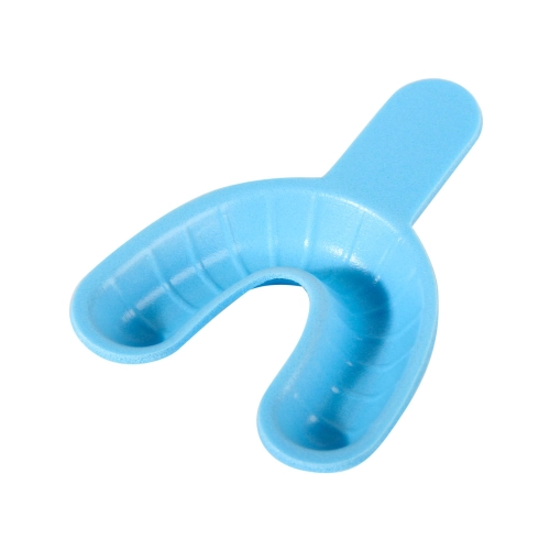 FHS DISPOSABLE FLUORIDE TRAYS SINGLE ARCH LARGE BLAUW (100st) - 0