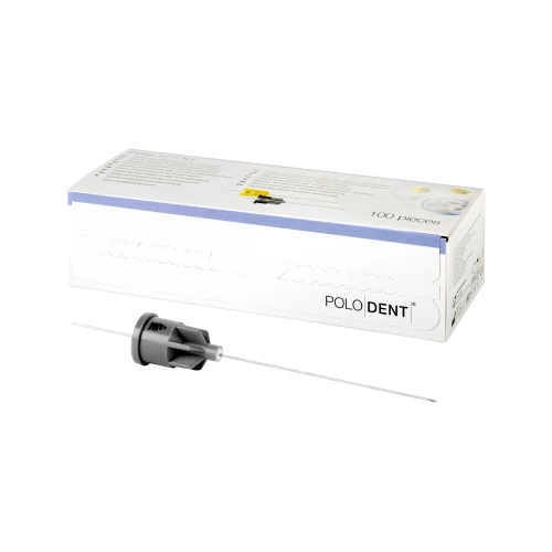 POLODENT POLOJECT XT INJECTIENAALDEN 27G LANG 0,4x36mm GRIJS (100st) - 0