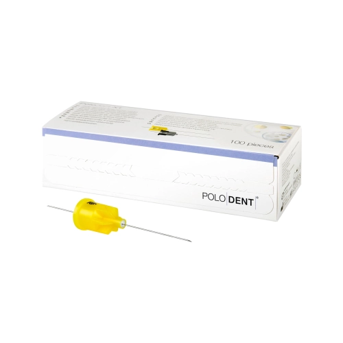 POLODENT POLOJECT XT INJECTIENAALDEN 30G KORT 0,3x21mm GEEL (100st) - 0