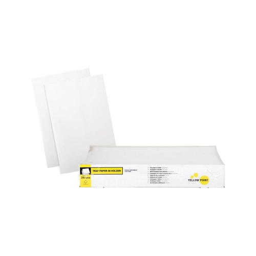 Yellow Point Traypapier in houder 18x28 cm wit 250 vel