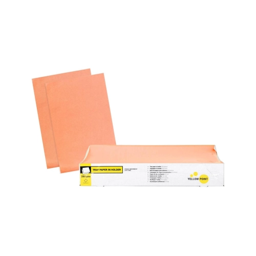 Yellow Point Traypapier in houder 18x28 cm oranje250 vel