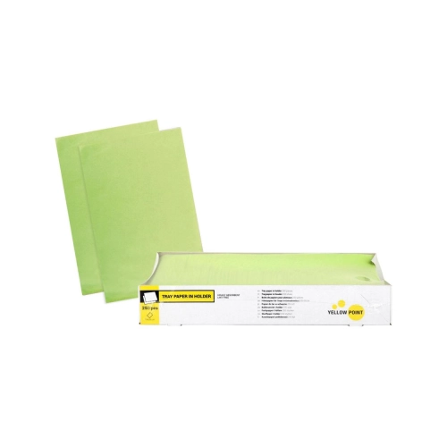 Yellow Point Traypapier in houder 18x28 cm lime 250 vel