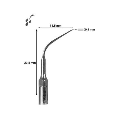 PoloDent Scaling Tip (KaVo Piezo) no.PD-202 l'unité - 4