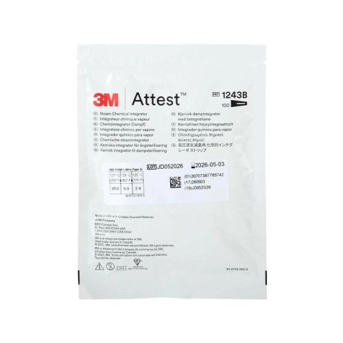 3M COMPLY STERIGAGE STEAM CHEMICAL INTEGRATORS (100st)