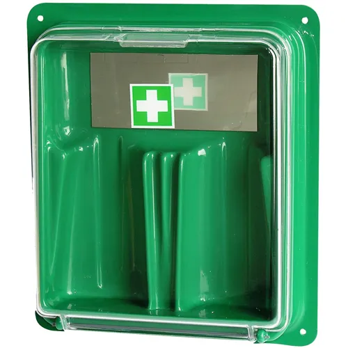 BARIKOS OOGSPOELFLES HOUDER KUNSTSTOF MET EERSTE HULP LOGO VOOR 2 FLESSEN