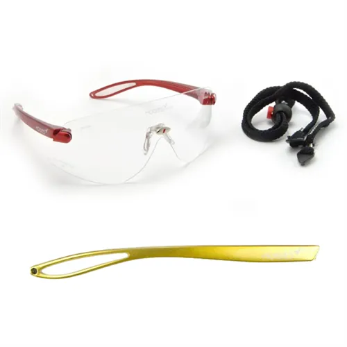 HOGIES BESCHERMBRIL EYEGUARD CLEAR FRAME GLOSS GOLD NEG006