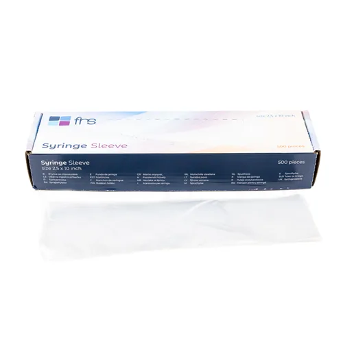 FHS PLASTIC SYRINGE SLEEVES 25,4x6,4cm (500st)