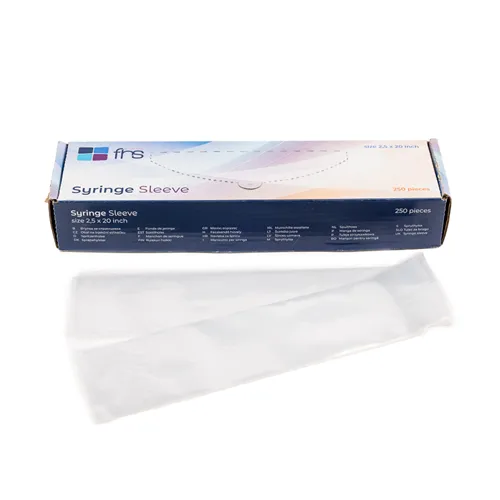 FHS PLASTIC SYRINGE SLEEVES 50,8x6,4cm (250st)