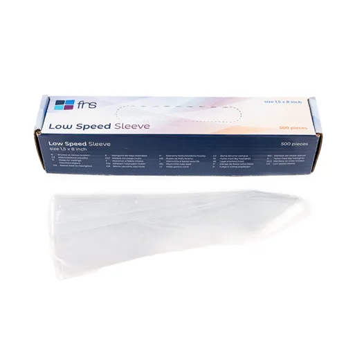 FHS PLASTIC LOW SPEED HANDPIECE SLEEVES 20,3x3,8cm (500st)