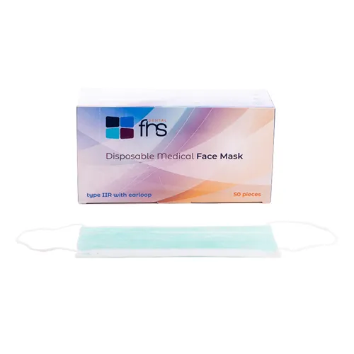 FHS MONDMASKERS MET ELASTIEK TYPE IIR GROEN (50st)