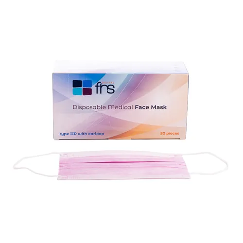 FHS MONDMASKERS MET ELASTIEK TYPE IIR ROZE (50st)