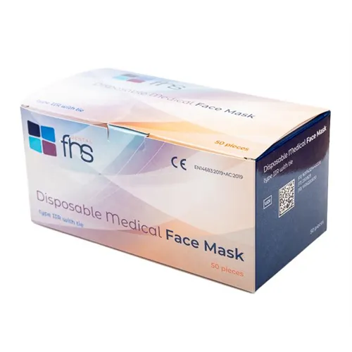 FHS MONDMASKERS MET KOORD TYPE IIR BLAUW (50st)