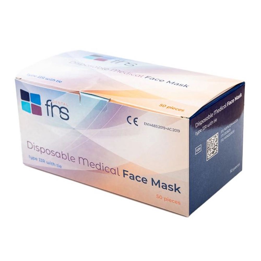003295 - FHS MONDMASKERS MET KOORD TYPE IIR ROZE (50st)