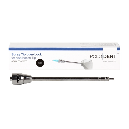 POLODENT RVS MEERFUNCTIESPUIT ADAPTER LUER-LOCK tbv APPLICATIE TIPS 90mm (1st)