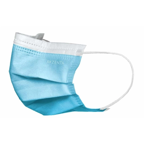 AKZENTA MONDMASKERS SMART ONE ULTRASAFE BLAUW MET ELASTIEK TYPE IIR (50st)