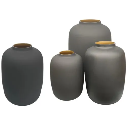 EASYPLANTS VAAS ARTIC BLACK GOLD M Ø25 x H35 cm