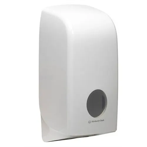 KIMBERLY CLARK AQUARIUS TOILET TISSUE DISPENSER KUNSTOF WIT NR.6946