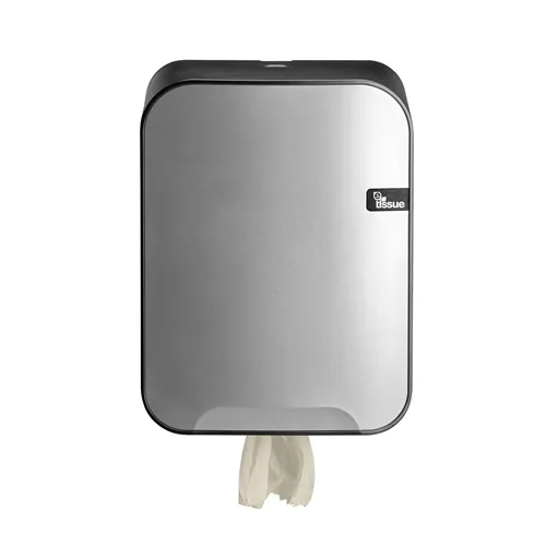 MTS E-TISSUE POETSROL DISPENSER ZILVER 447194