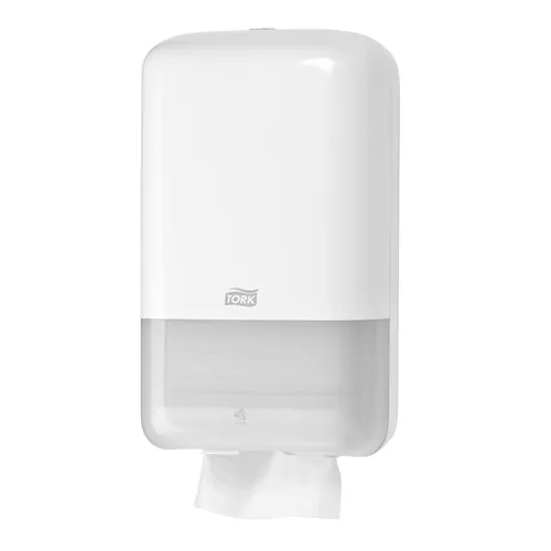 TORK DISPENSER VOOR GEVOUWEN T3 SYSTEEM TOILETPAPIER WIT REF 556000
