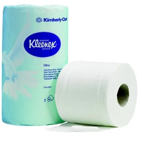 KIMBERLY CLARK TOILET TISSUES 2-LAAGS WIT 12,4x10,4cm (20x2 ROLLEN)