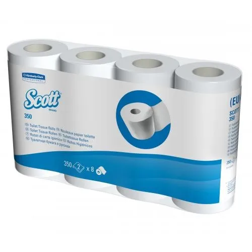 KIMBERLY CLARK TOILET TISSUES 12x9,5cm NR.8519 (8x8 ROLLEN)