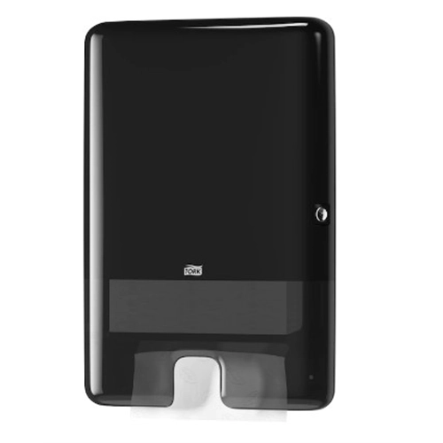TORK XPRESS DISPENSER VOOR MULTIFOLD HANDDOEKEN ZWART NR.552008
