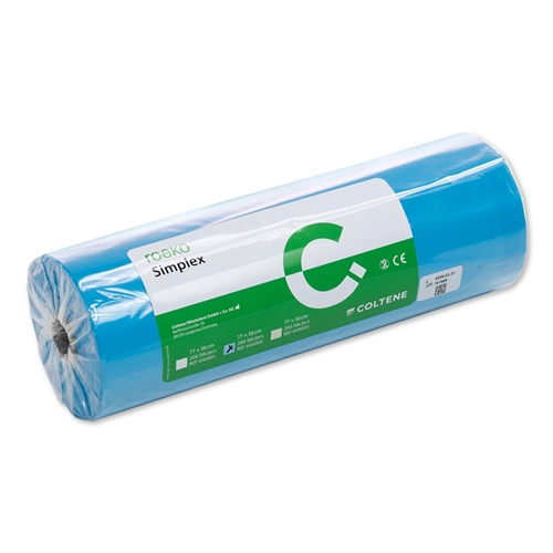 ROEKO SIMPLEX PATIENTENSCHORT OP ROL BLAUW 77x56cm 645002 (200st)