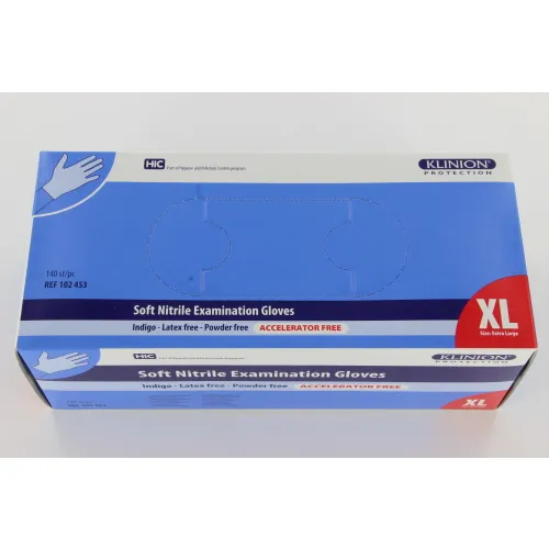 KLINION SENSITIVE NITRILE HANDSCHOENEN INDIGO BLAUW EXTRA LARGE (150st)