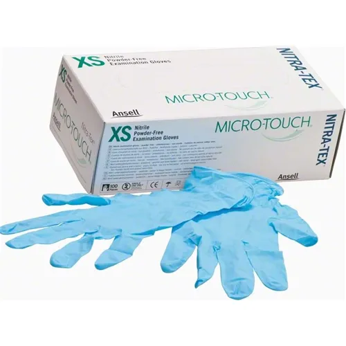 ANSELL MICRO-TOUCH HANDSCHOENEN NITRA-TEX NITRILE POEDERVRIJ EXTRA-SMALL (100st)