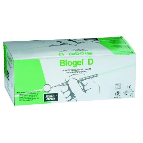 REGENT BIOGEL-D HANDSCHOENEN LATEX POEDERVRIJ MAAT 8.5 (25pr)