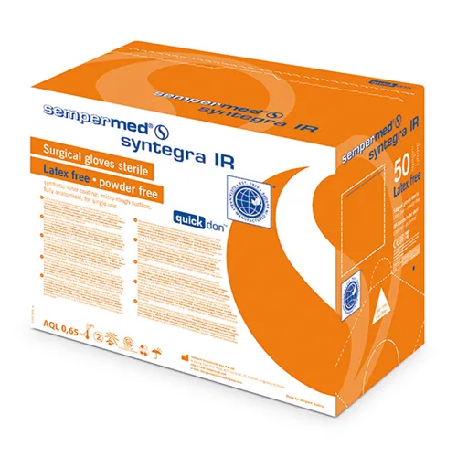 SEMPERMED SYNTEGRA IR HANDSCHOENEN POEDERVRIJ NON-LATEX STERIEL MAAT 9.0 (50pr)