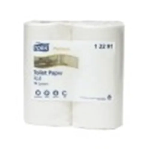 TORK PREMIUM TOILETPAPIER ROL 2-LAAGS 23x9,4cm T4-SYSTEEM NR.12292 (8x6st)