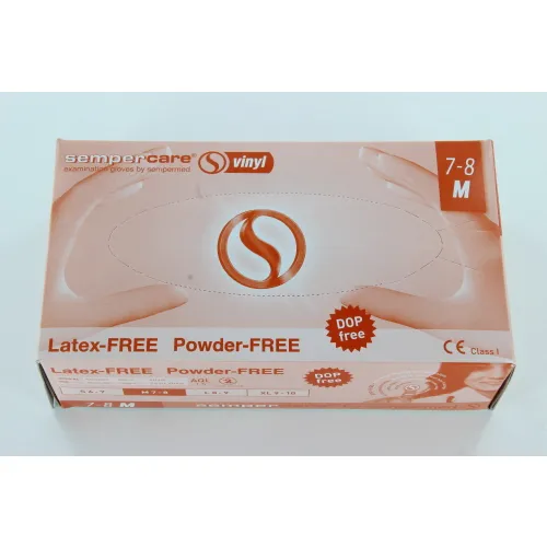 SEMPERMED SEMPERIT SEMPERCARE HANDSCHOENEN VINYL POEDERVRIJ MEDIUM (100st)