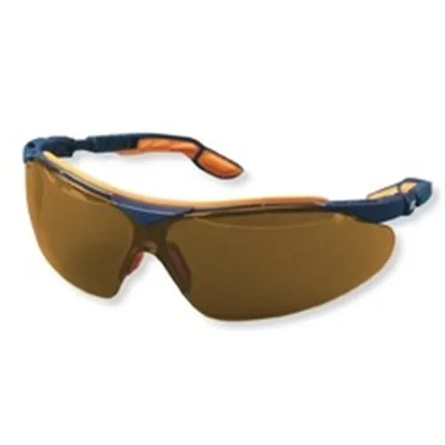 HAGER&WERKEN BESCHERMBRIL UVEX I-VO S GETINT FRAME BLAUW/ORANJE 355.590