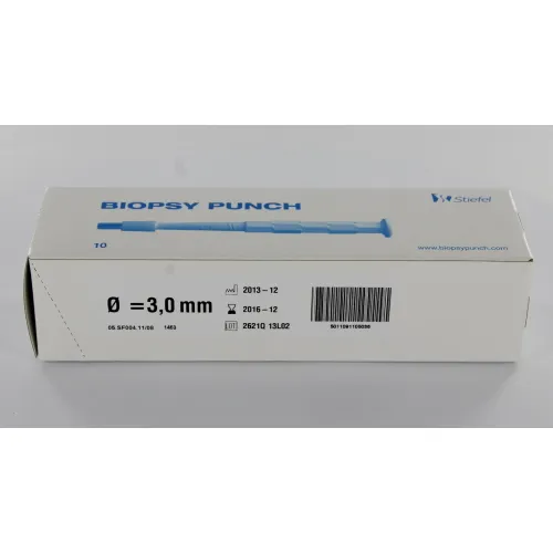 STIEFEL DISPOSABLE BIOPSY PUNCH 3mm STERIEL (1st)