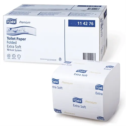 TORK PREMIUM TOILETPAPIER GEVOUWEN 2-LAAGS EXTRA SOFT T3-SYSTEEM NR.114276 (30st)