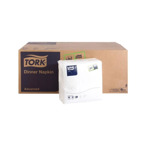 TORK ADVANCED SERVETTEN WIT 3-LAAGS 39x39cm NR.477577 (12x100st)