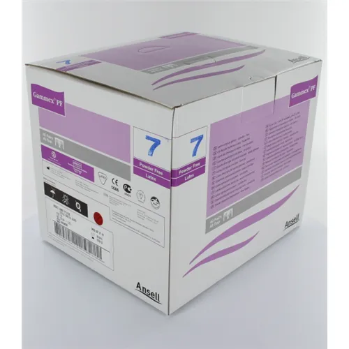 ANSELL GAMMEX HANDSCHOENEN LATEX POEDERVRIJ STERIEL MAAT 7.0 (50st)