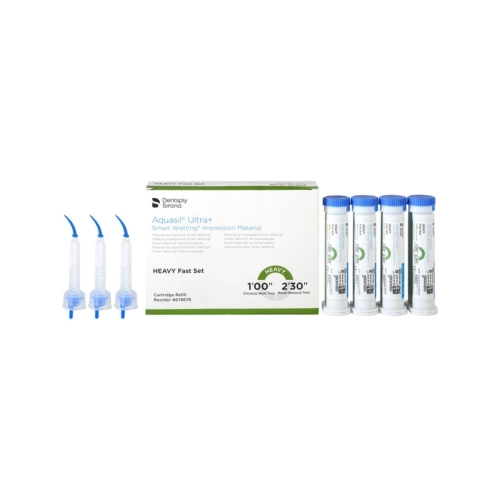 DENTSPLY SIRONA AQUASIL ULTRA + HEAVY FAST SET (4x50ml/tips) REF 678676