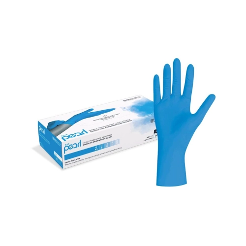 FHS HANDSCHOENEN POEDERVRIJ NITRILE BLUE PEARL EXTRA-SMALL (BLUE/100st)