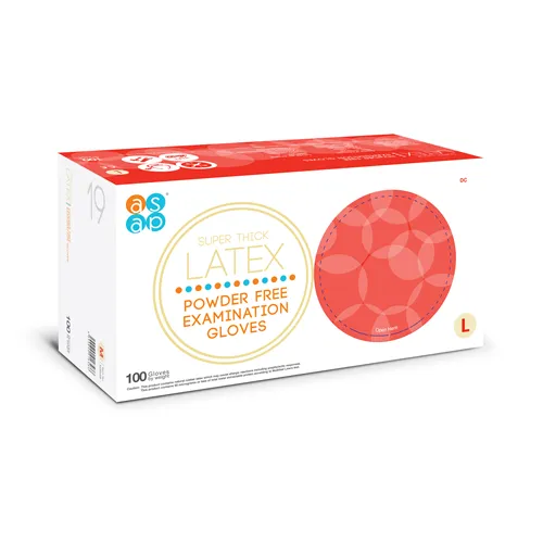 ASAP HANDSCHOENEN POEDERVRIJ LATEX LARGE WIT (100st)