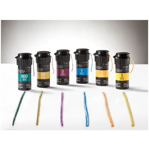 MUELLER-OMICRON EASY CORD RETRACTIEDRAAD NR.00 NON-IMPREGNATED BRUIN (330cm)