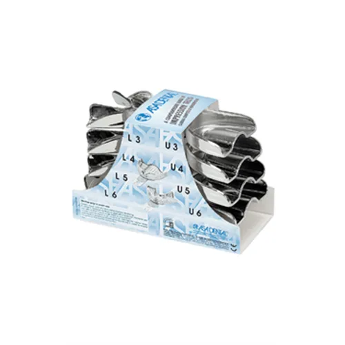 ASA AFDRUKLEPELSET RVS SOLID PERMA-LOCK BOVEN/ONDER NR.S2807-8 (8st)