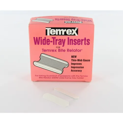 TEMREX BITE-RELATOR 2000 INSERTS WIDE-TRAY NR.680 (100st)