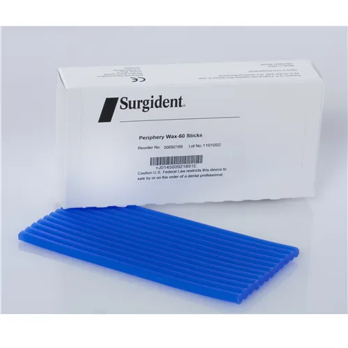 SURGIDENT PERIPHERIWAX STICKS BLAUW (60st)