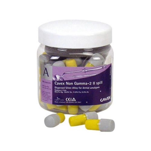 CAVEX NON GAMMA-2 CAPSULES 2 SPILL (50st geel-grijs)