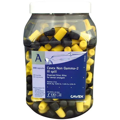CAVEX NON GAMMA-2 CAPSULES 3 SPILL (300st geel-zwart)